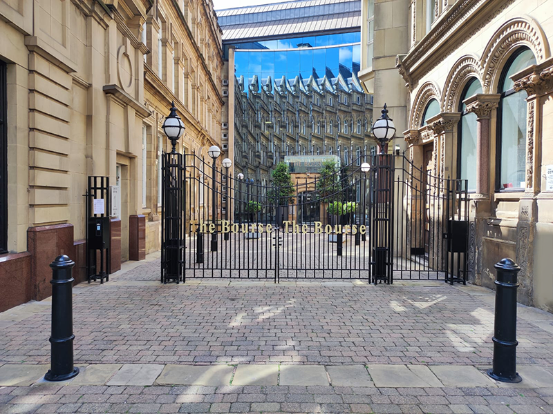 The Bourse Entrance
