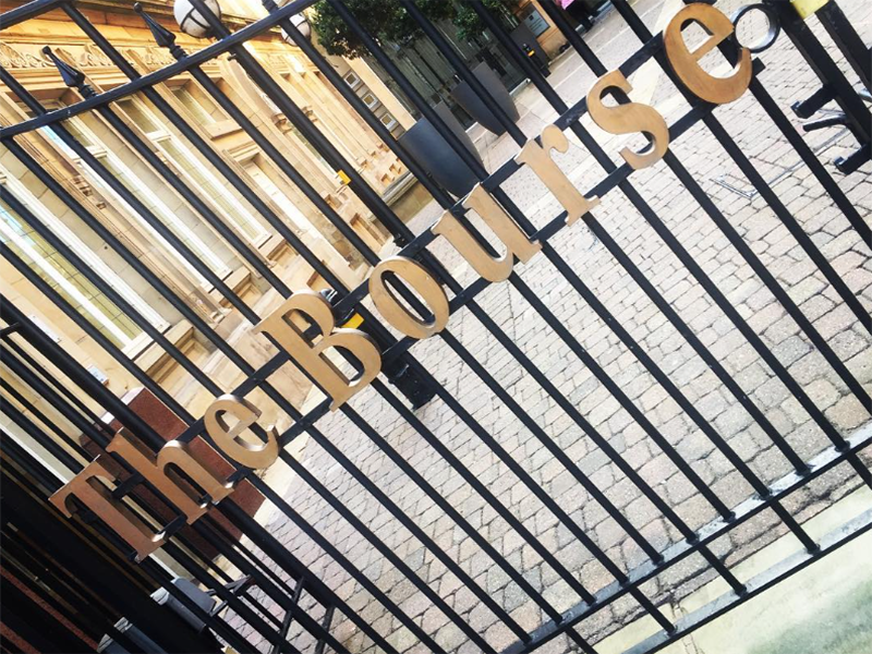 The Bourse Entrance